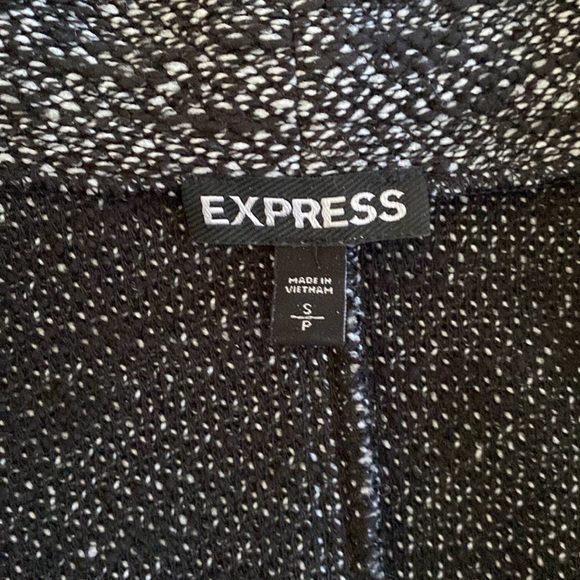 Express - Sweater Blazer - Black & White - Small - Picture 3 of 11